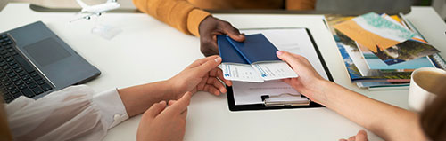 Visa application assistance