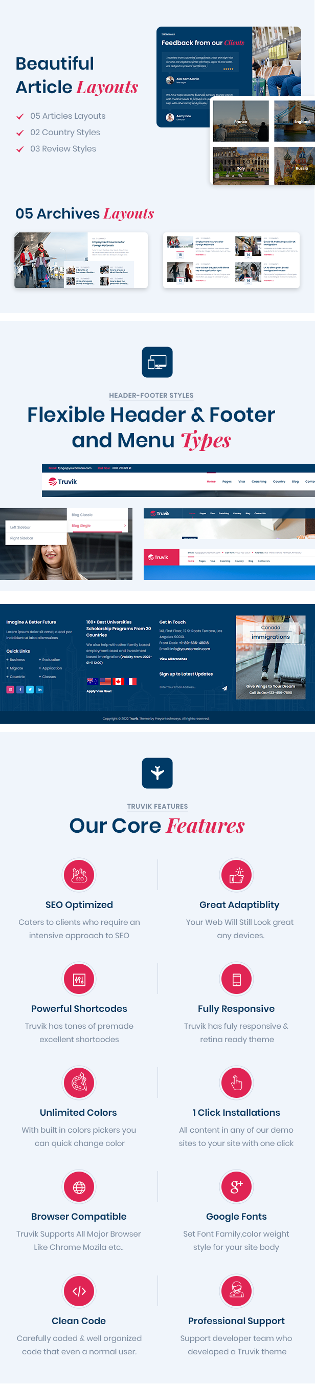 Visa Immigration & Consultation WP Theme